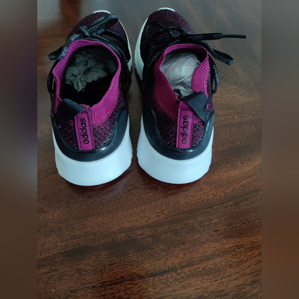 Adidas Women's Burgundy Sneakers - Picture 4 of 4